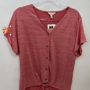 Weatherproof Women's Rose Button-Down Shirt